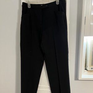 Women's Almost New From The Hip Black High Waist Dress Pants/Trousers Size 10